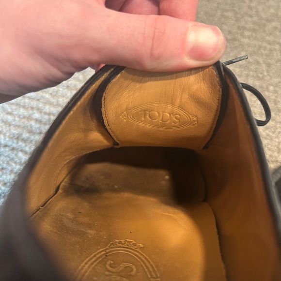 Tod's Black Leather Oxfords - Picture 8 of 15